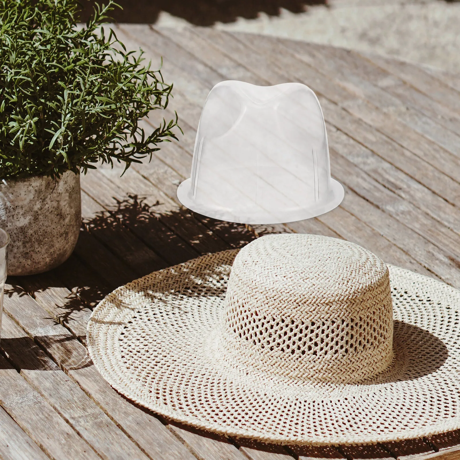 

Plastic Hat Holders Display Rack Shape Keeper for Caps Hat Stand Travel Smooth Surface Durability Practicality Storage