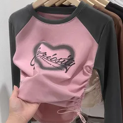 Spring Kids Girls T shirt Children Casual Tshirt Cotton Autumn Tee Girls Long Sleeve Tops Baby Clothes