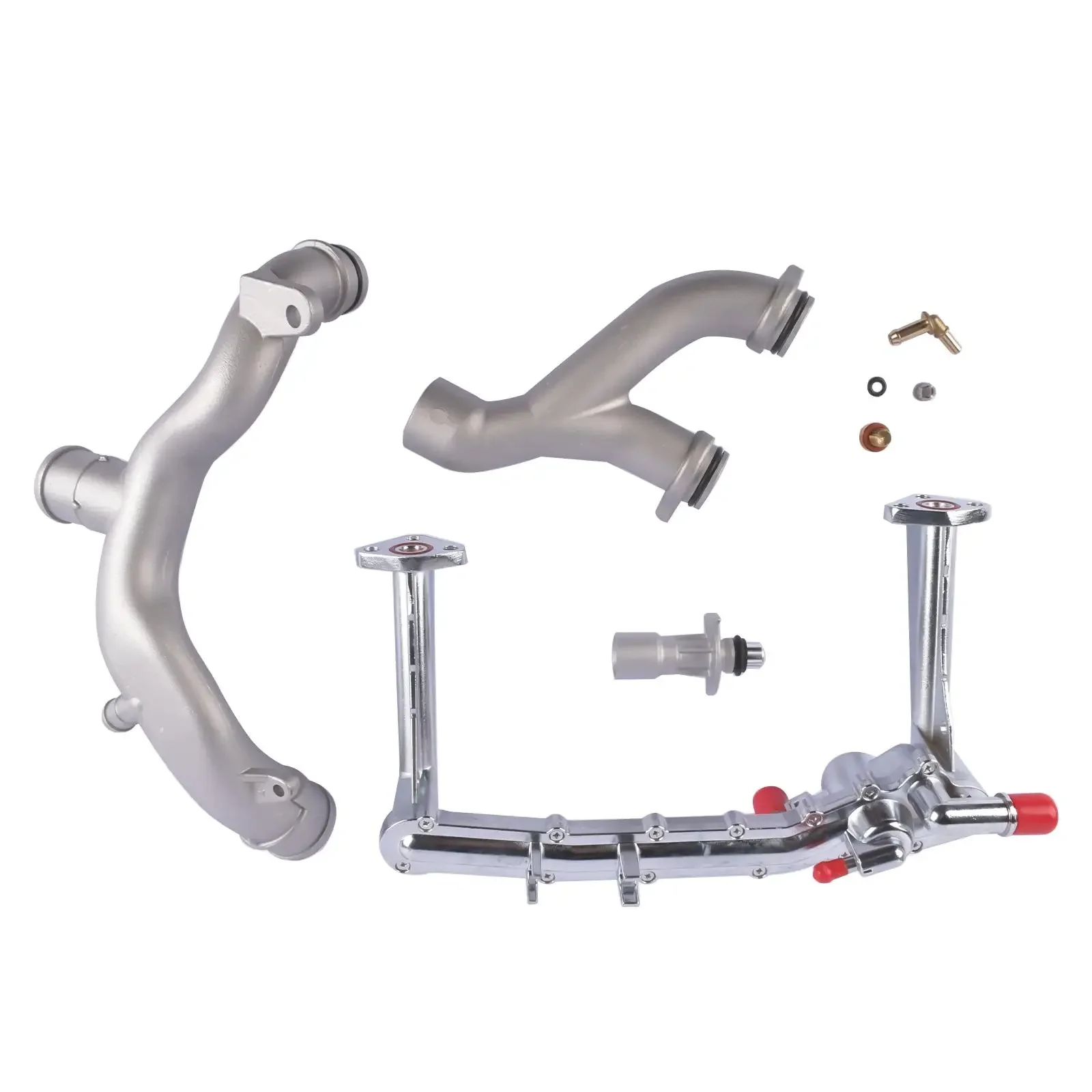 AP03 Upgraded 2024 Metal Coolant Water Pipe System Kit for Jaguar XE XF XJ F-Type 3.0 LR109401