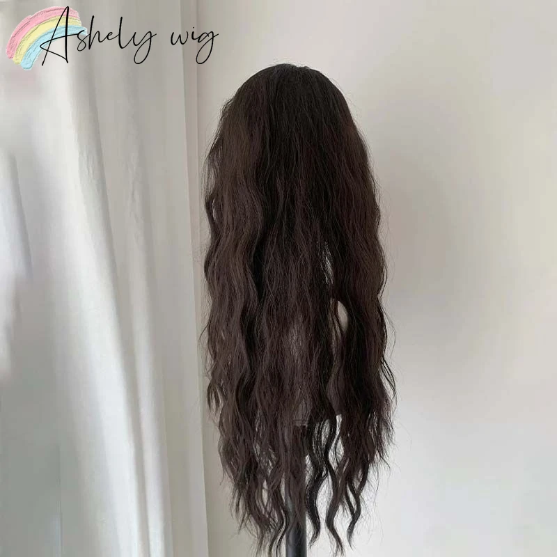 Ashely French Oil Paint-like Wool Curls Long Curly Hair Wig Layered Wig Fluffy Headband Wigs Natural and Daily Synthetic Wigs
