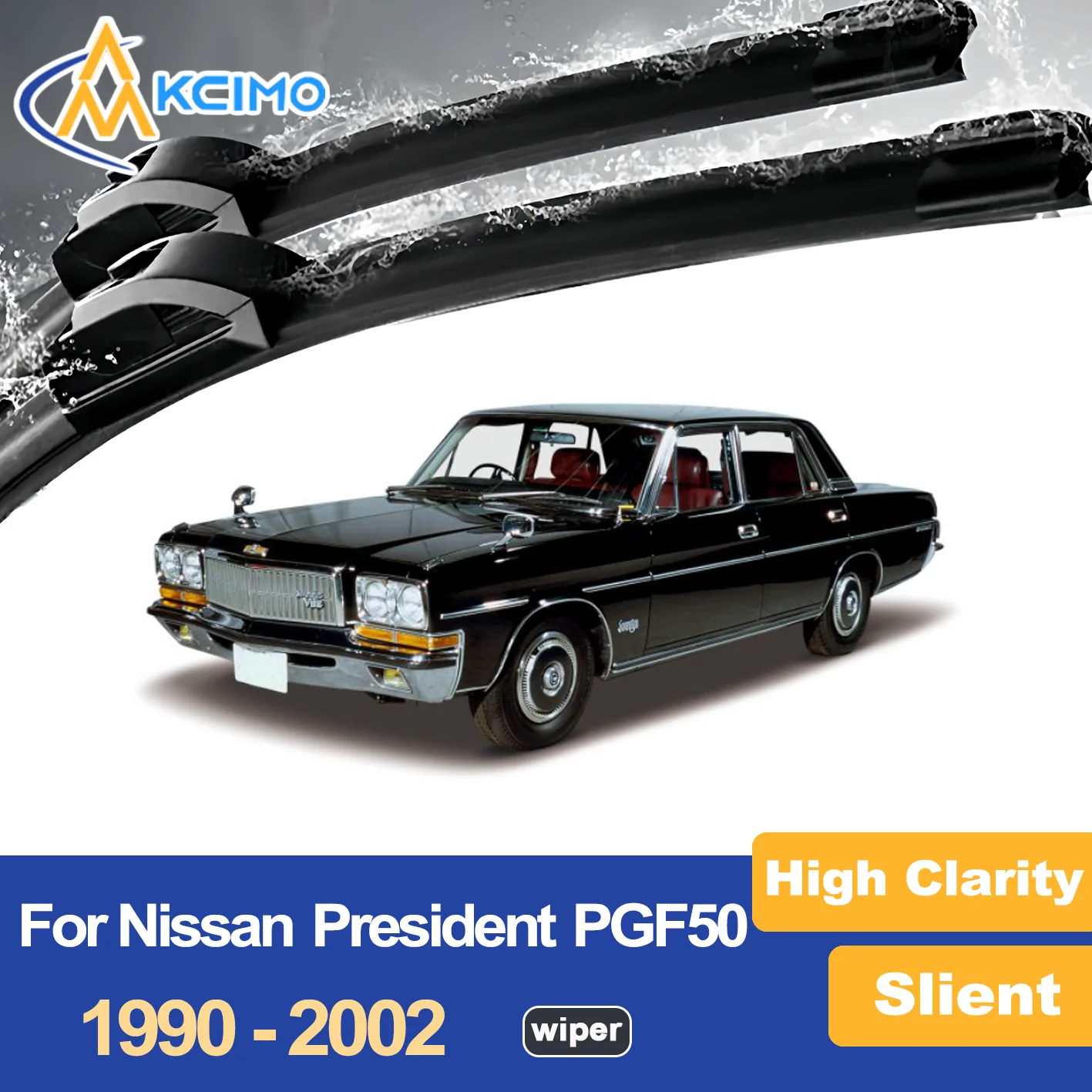 

Premium Wiper Blades for Nissan President PGF50 2003–2010 Streak Free Durable Clear Visibility