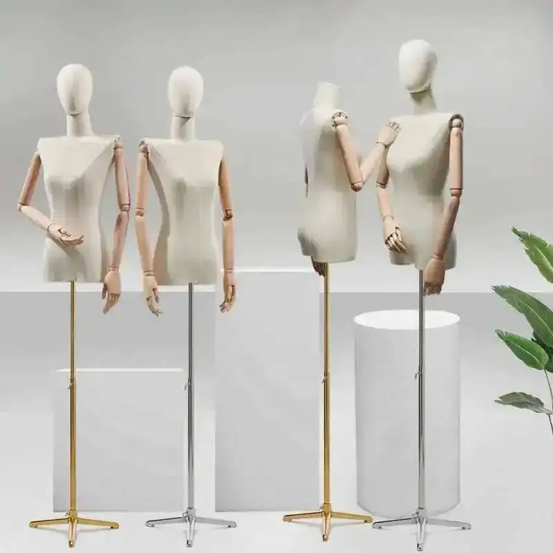 

Дисплей Корейские манекены Плоское платье Магазин Плечевое окно Женские манекены Стенд Магазин одежды Свадебный манекен средней длины