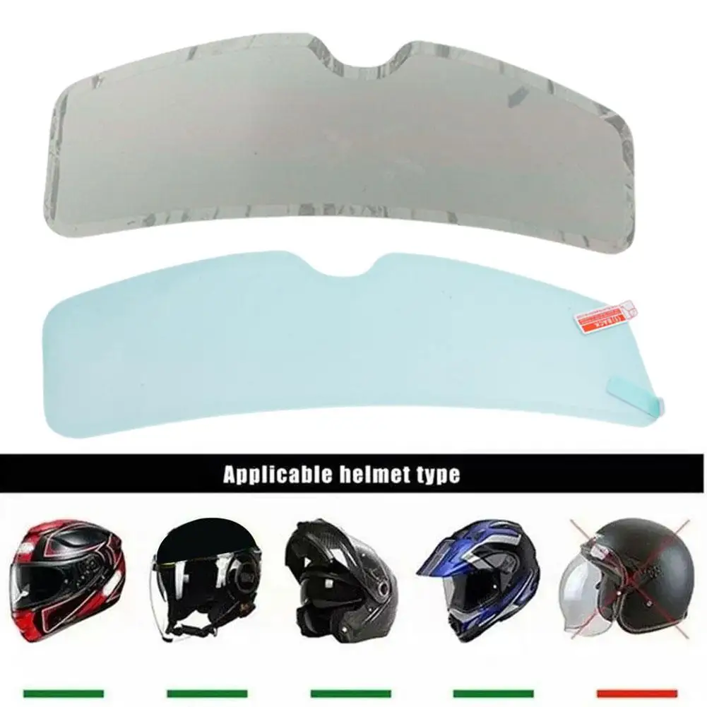 Nieuwe Universele Motorhelm Clear Patch Film Anti-Fog Motorcross En Sticker Nano Regenhelm Coating Film E3d0