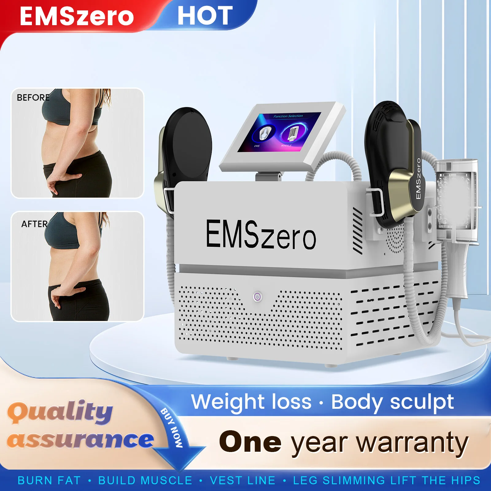 

2025 EMSzero Roller machine Body Sculpt Emsslim Neo Burn fat Facial Build muscle Stimulate Body Contouring Pain Relief Device