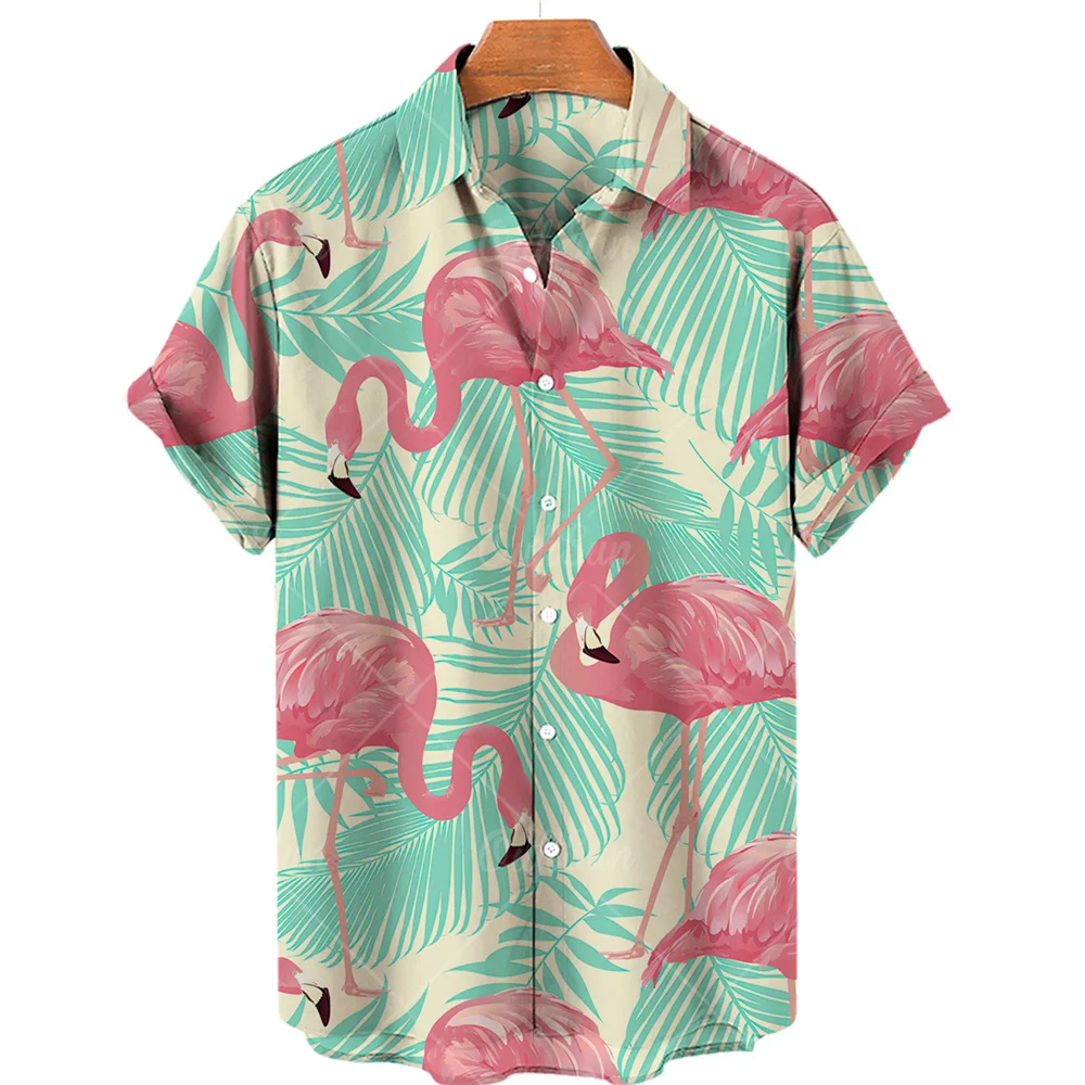 Camisa de manga curta com estampa floral masculina, estilo havaiano, tamanho grande impresso em 3D, harajuku, rockabilly, anime macabi, luxo,