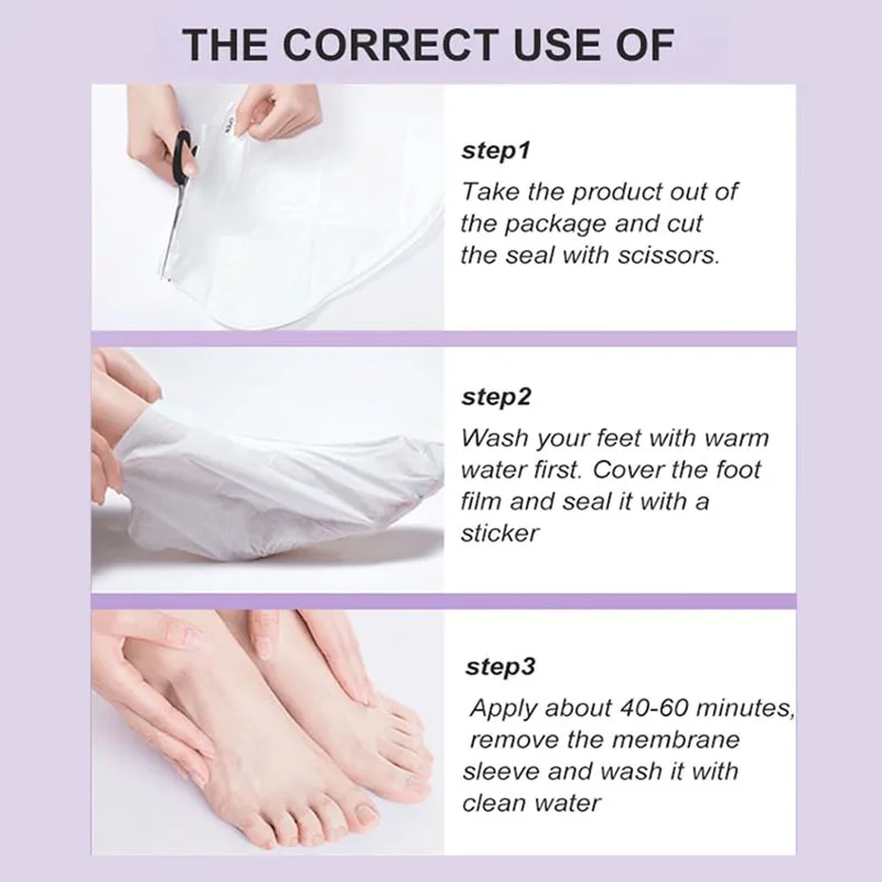 Fußpeeling-Maske, 5/10er-Pack, Peeling für Schwielen, natürliches Peeling für trockene abgestorbene Haut, Hornhaut, Reparatur rauer Absatz