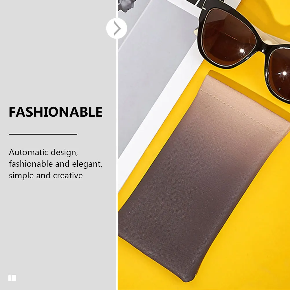 

3Pcs Eyeglasses Bag Premium Portable Glasses Holder Waterproof PVC Material Strong Resilient for Lens Protection Compact Design
