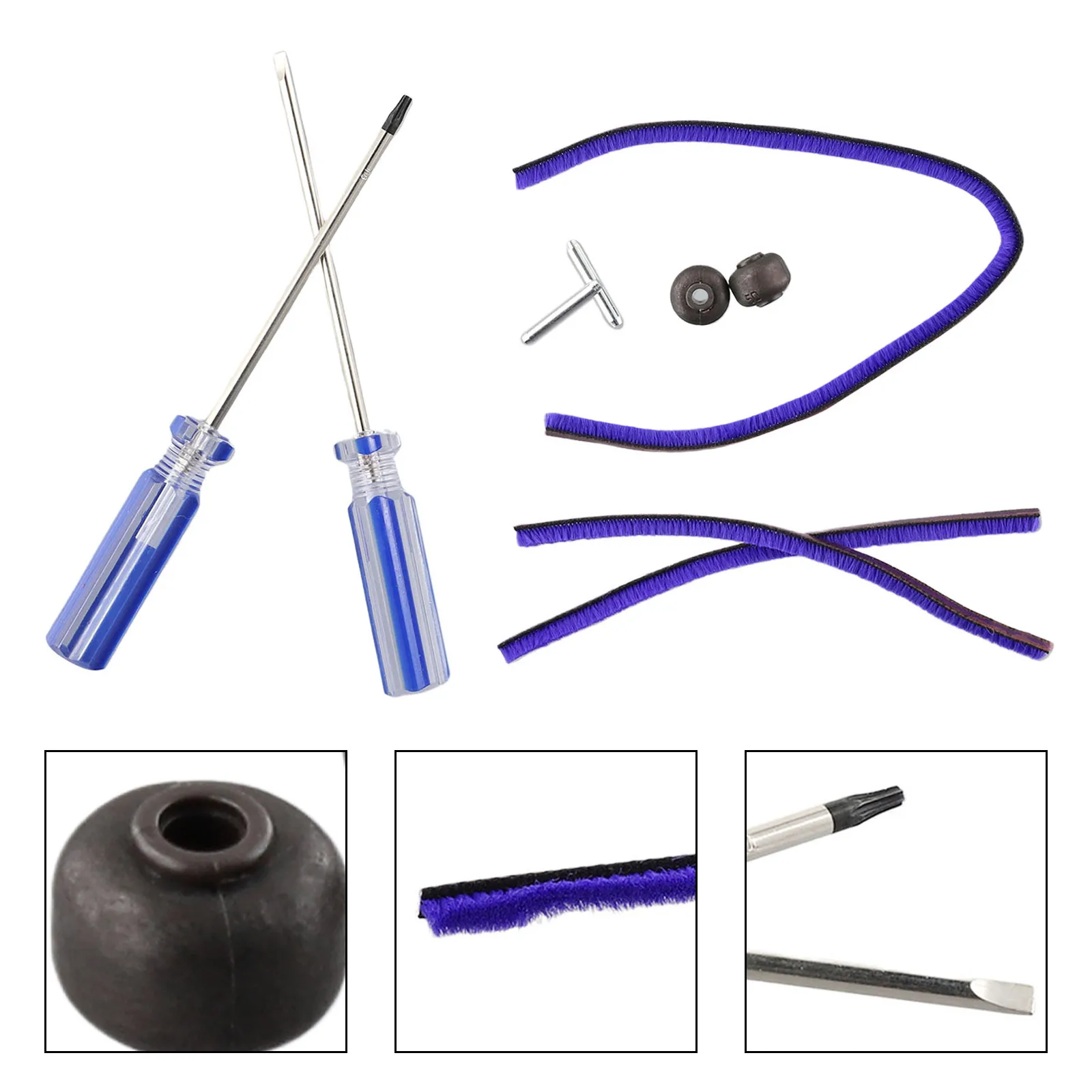 

Home Accessories Vacuum Parts 2pcs Axles 2pcs Rollers 2pcs Screwdriver 3pcs Soft Plush Strips V10 V11 Replaced