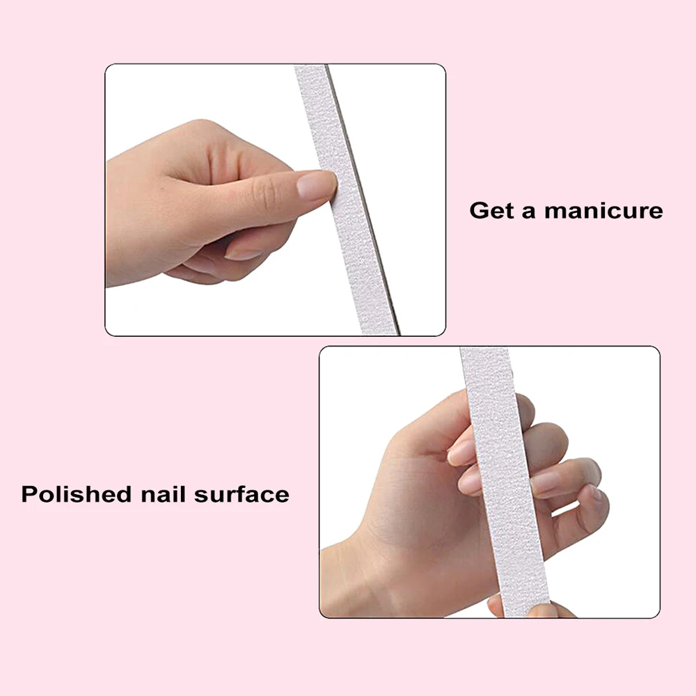 50Pcs/100Pcs Grey Removalble Pads With Metal Handle Replacement Sandpaper Nail File 100/180 For Manicure Calluses Remover Buffer