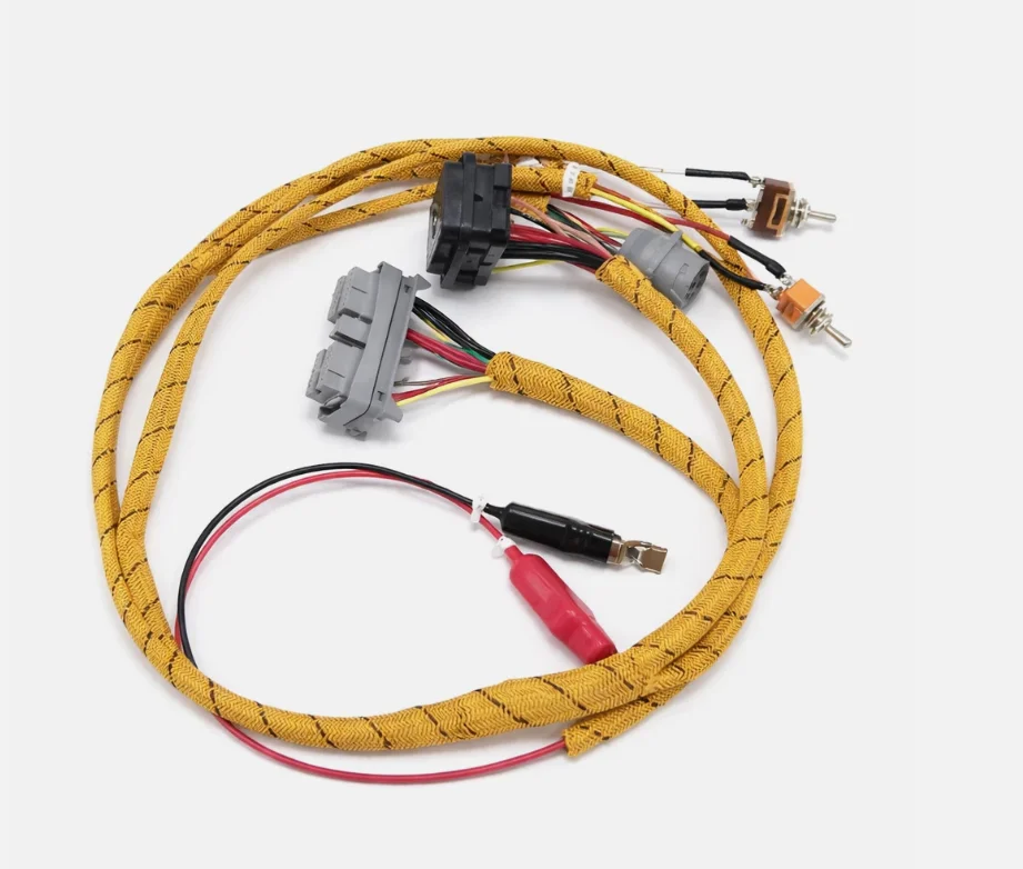 Excavator Engine Start Test Harness Cable for Cat C6.4 C7.1 C9 C13 C15 C18 320GC
