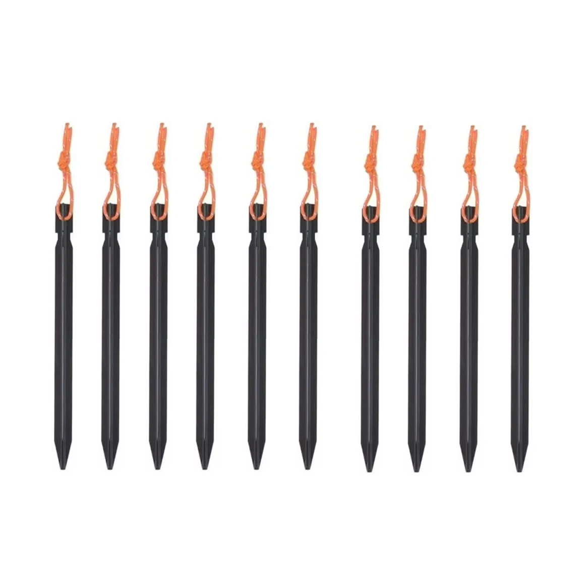 18cm/7 Zoll Zeltnägel, Leichte Bodenheringe für Campingplätze, Zeltzubehör für Wandern und Camping
