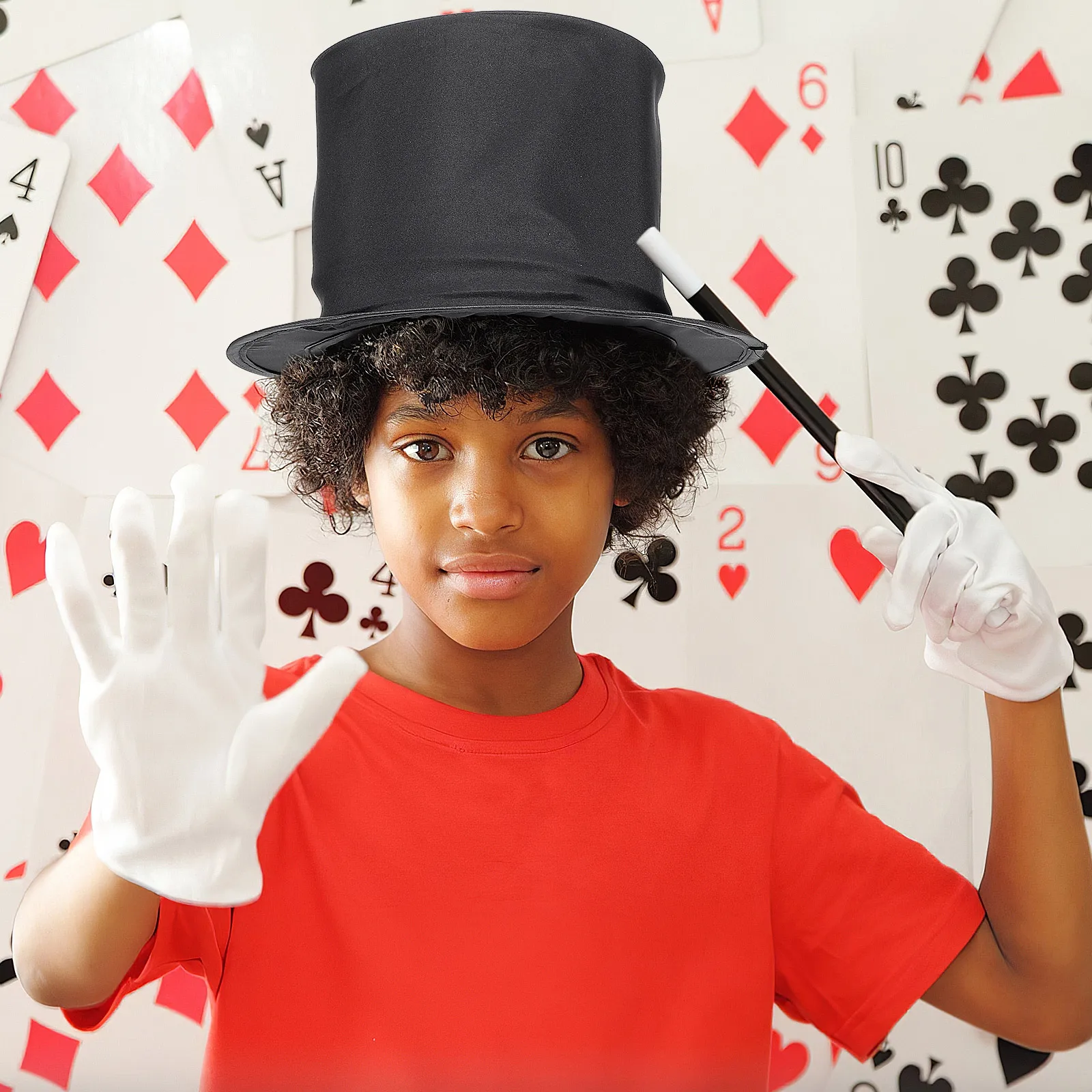 

Hat Black Concave Top Aldult Cylinder Stand Collapsible Kids Bulk Toy Propeller Wizard Funny Tuxedo Party Magician