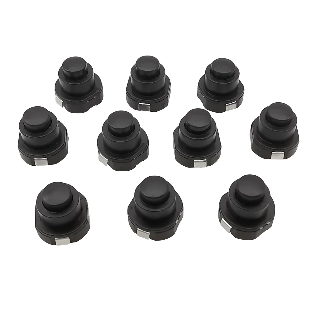 Mini Round Push Button Switch for Flashlight Torch Light Lamp Wall Outlet Mini On Off Switch DC 30V 1A