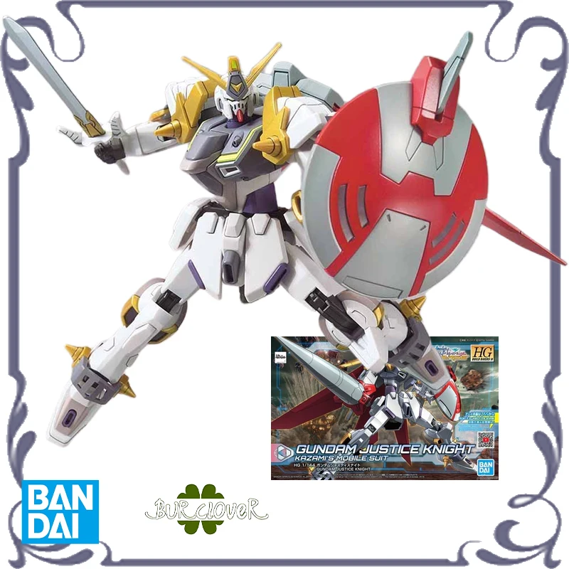 

BANDAI Original GUNDAM HGBD R 1/144 JUSTICE KNIGHT Anime Action Figure Assembly Model Toys Collectible Model Gifts Ornaments