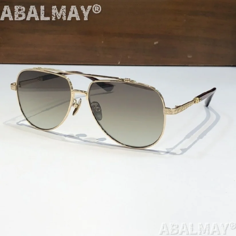 أفضل النظارات الشمسية عالية الجودة للرجال والنساء 8090 حجم 60-15-145 التيتانيوم نمط ريترو تصميم الأزياء نظارات شمسية UV400 مع صندوق