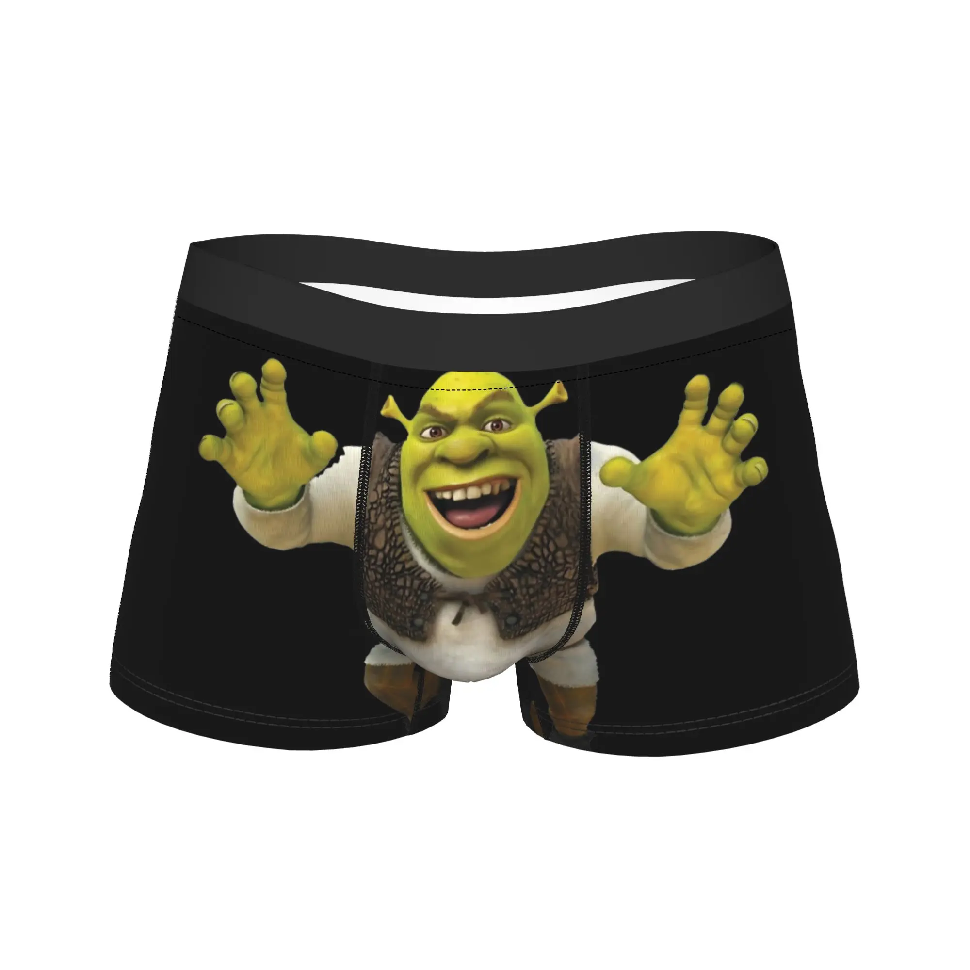 

Men's What Are You Doing In My Swamp Shreks Long Underwear Novelty Boxer Briefs Shorts Panties Male Soft Underpants S-XXL
