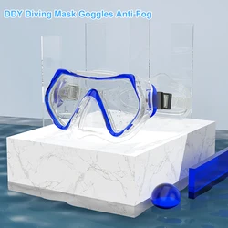 Snorkeling Diving Mask for Men Women Big Frame Diving Goggles Scuba Snorkel Swimming Mask Tempered Glass Swim Goggles