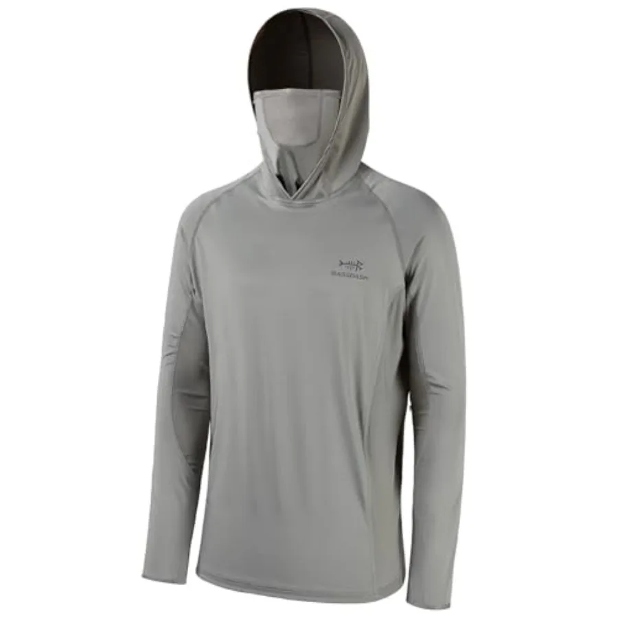 UPF 50 Plus Men's Fishing Shirt with Neck Gaiter