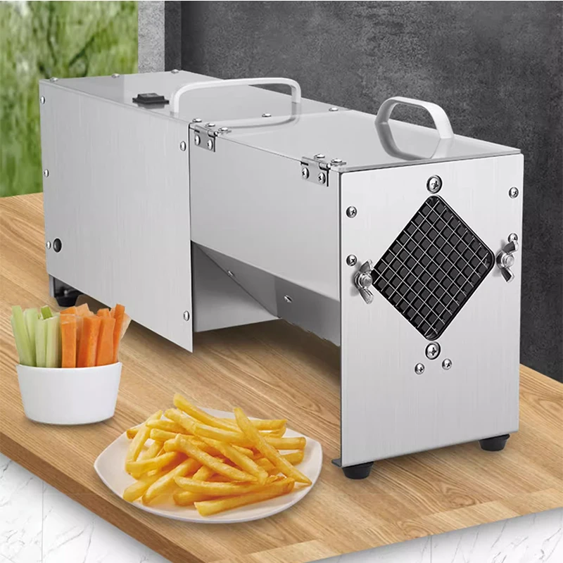 

Fruit and vegetable slicer 7MM/10MM/14MM commercial electric fries machine cutting potato slices cucumber vegetable cutting mach