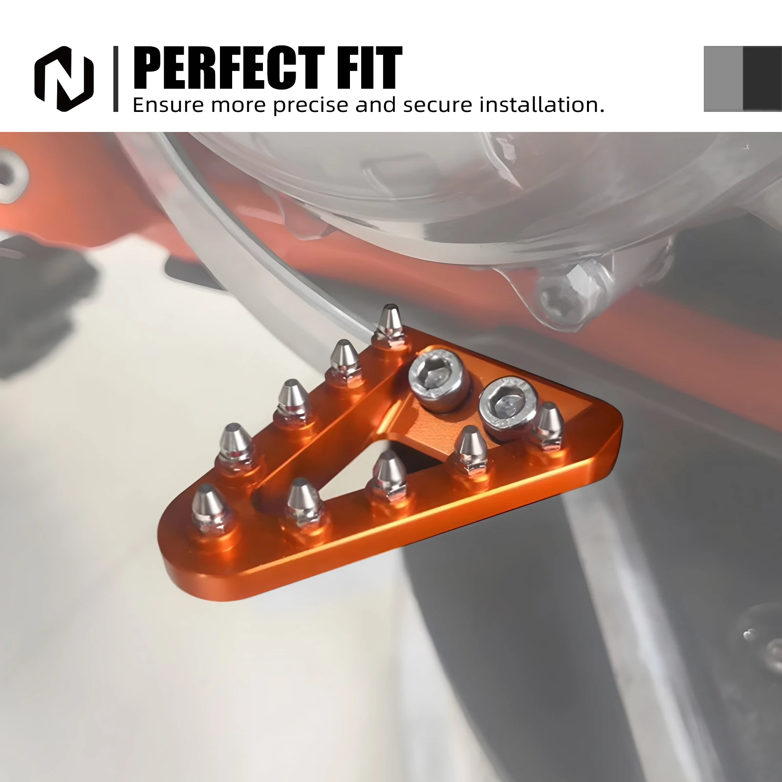 NICECNC Bremshebel-Endplatte für KTM EXC 300 2017-2026 EXC 250 EXCF 350 EXC 450 SX 125 SXF 250 SXF 450 XCW 300 XCF 350 – Detail 3
