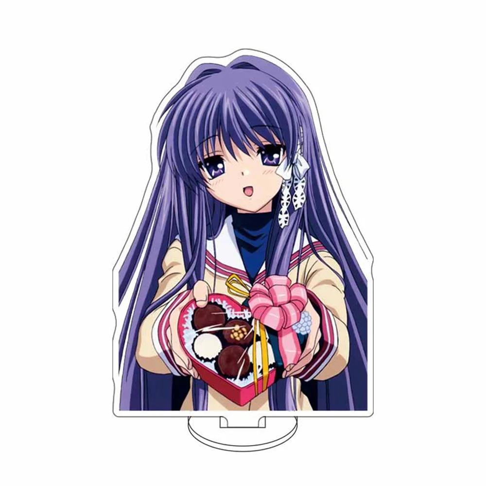 15CM  Anime Clannad Acrylic Stand Model Cosplay Charm Characters Ornament Accessories Goods Collection Gifts