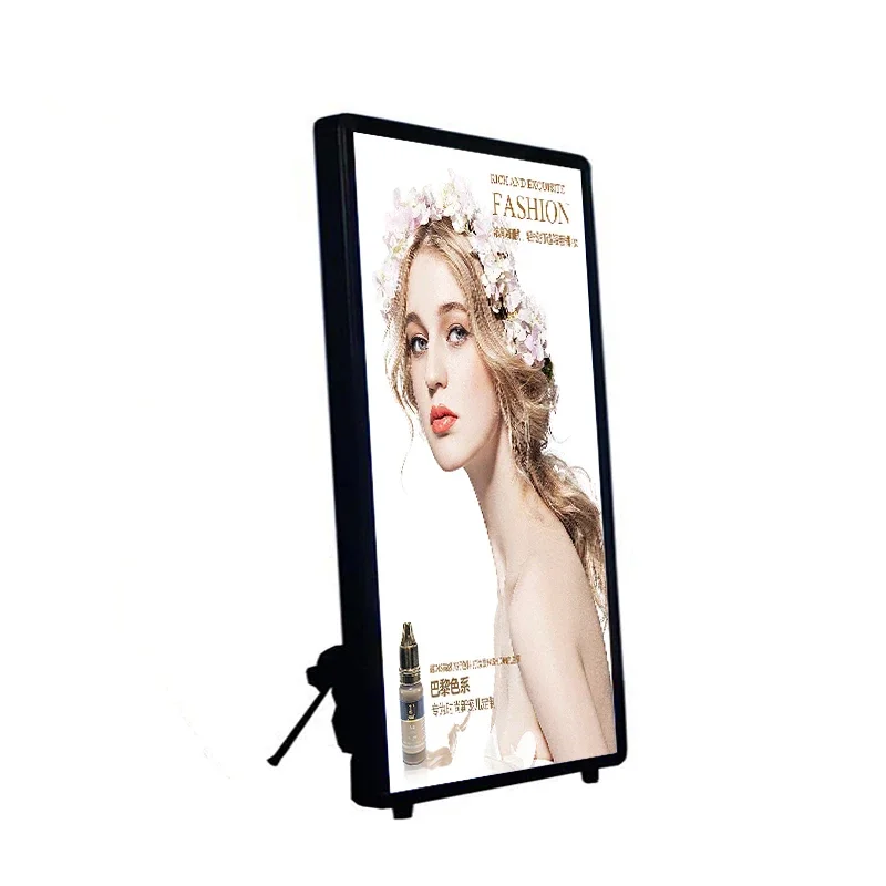 31.5인치 걷는 인간 광고판 배낭 배터리 LCD 광고 디스플레이