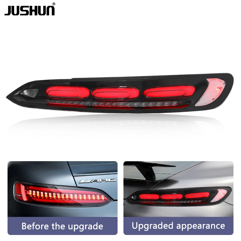 

JUSHUN LED Rear Lamp For Mercedes Benz AMG GT 2015-2018 Upgrade Taillamp Brake Light Brake Light Plug And Play