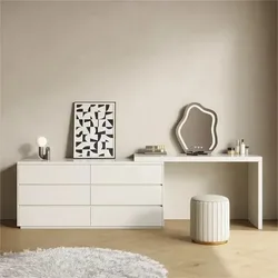 Dressing Table,Simple and Modern,Makeup Table,Storage locker, Multiple Sizes Available, Suitable for Bedroom Dressing Room