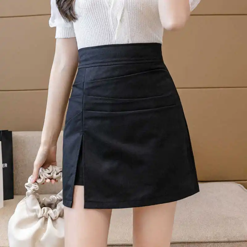 

Skirts Womens Decorated Almighty Cheap Laced Life Day Gifts Working Blended Black Colorful Kilt Zippered Trumpet Washing Fashion