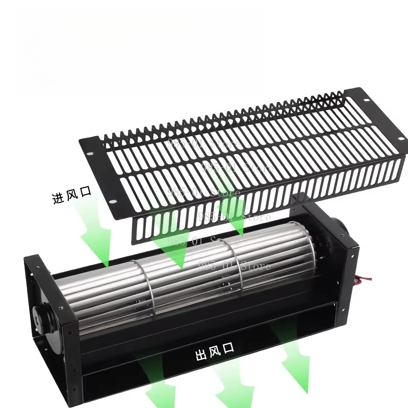 

30 Series Cross Flow Micro Exhaust Fan 30350 12V 24V Low Noise Strong Wind Protective Net