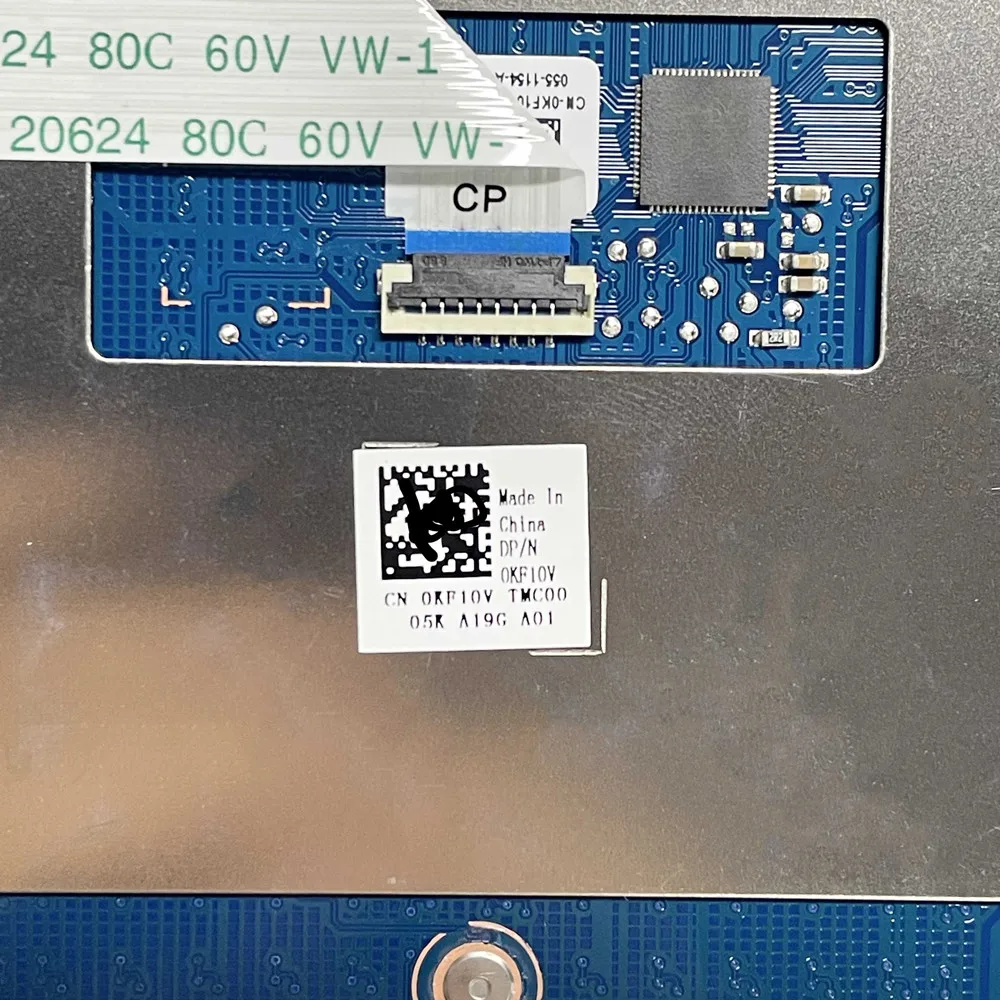 TT Original NEW For Dell Inspiron 7590 7591 Mouse Buttons And Touchpad Bracket 0KF10V KF10V RJ4MM 0RJ4MM Fast Ship