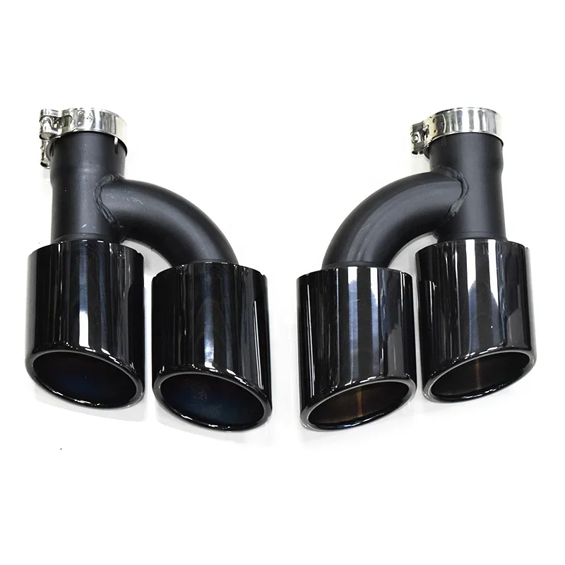 

304 Stainless Steel Rear Exhaust Tip for A4 A5 A6 A7 Up To S4 S5 S6 S7 Exhaust Muffler Tip 58mm Inlet Size Tail