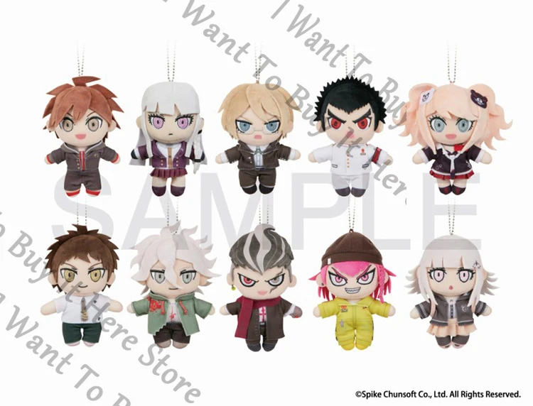 

Anime Danganronpa Nagito Komaeda Enoshima Junko Naegi Makoto Kirigiri Kyoko Cosplay Cartoon Maumet Keyring Puppet Dango Gift