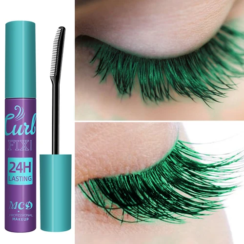 속눈썹 마스카라 여성용 메이크업 마스카라, 방수 4D 두껍고 볼륨있는 속눈썹 마스카라 컬러 마스카라, 저렴한 메이크업 