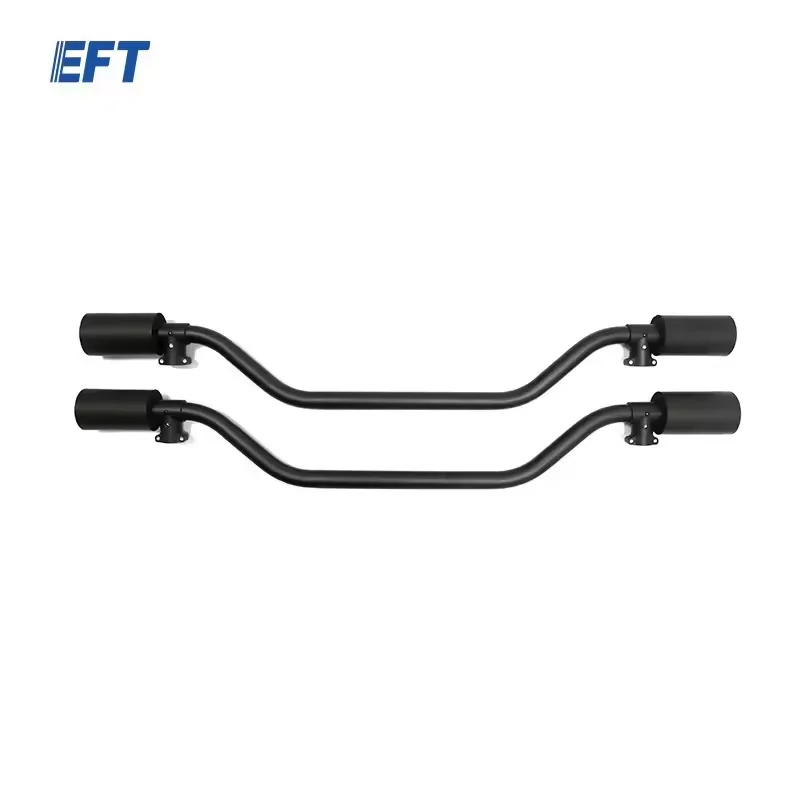 Barre transversale de train d'atterrissage pour EFT G630 G620 G420, 25mm de diamètre, 880mm de longueur, forme courbée, ensemble de 2 pièces