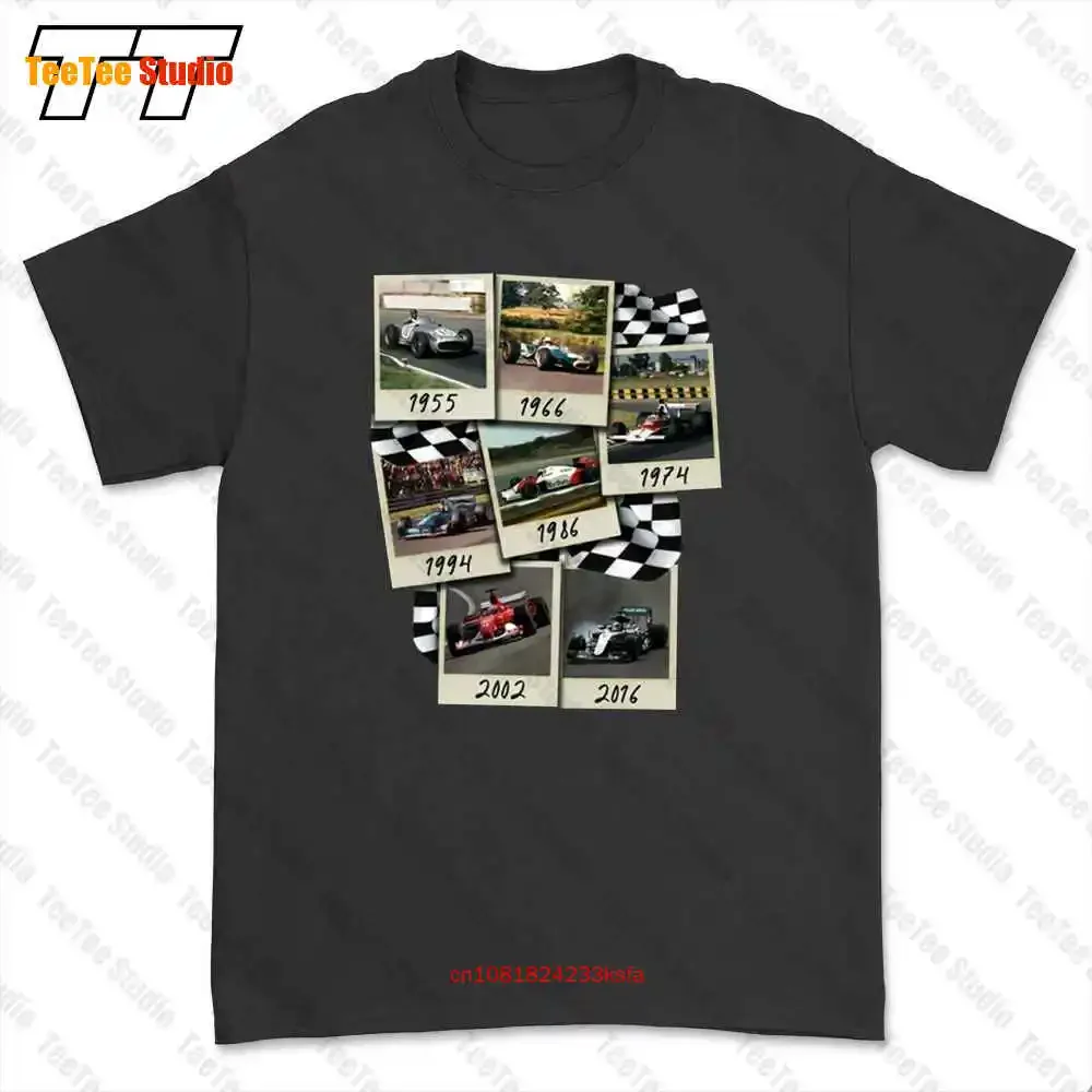 Formula F Cars 1 One Photos Each Decade T-shirt Tee WN0A