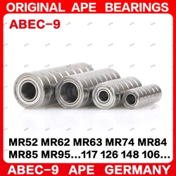 10pcs ABEC-9 bearing MR52ZZ MR62ZZ MR63ZZ MR74ZZ MR84ZZ MR95ZZ MR104ZZ MR105ZZ MR106ZZ MR115ZZ MR117ZZ MR128ZZ MR126ZZ bearings