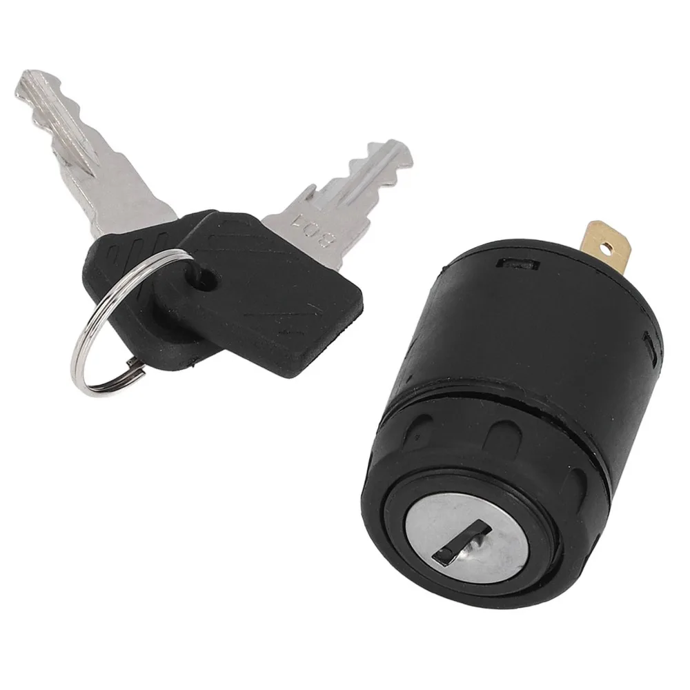 

JK410 801 Forklift Ignition Switch Plastic Material with 2 Keys Ignition Switch Assembly Start Lock Universal Power Switch Part