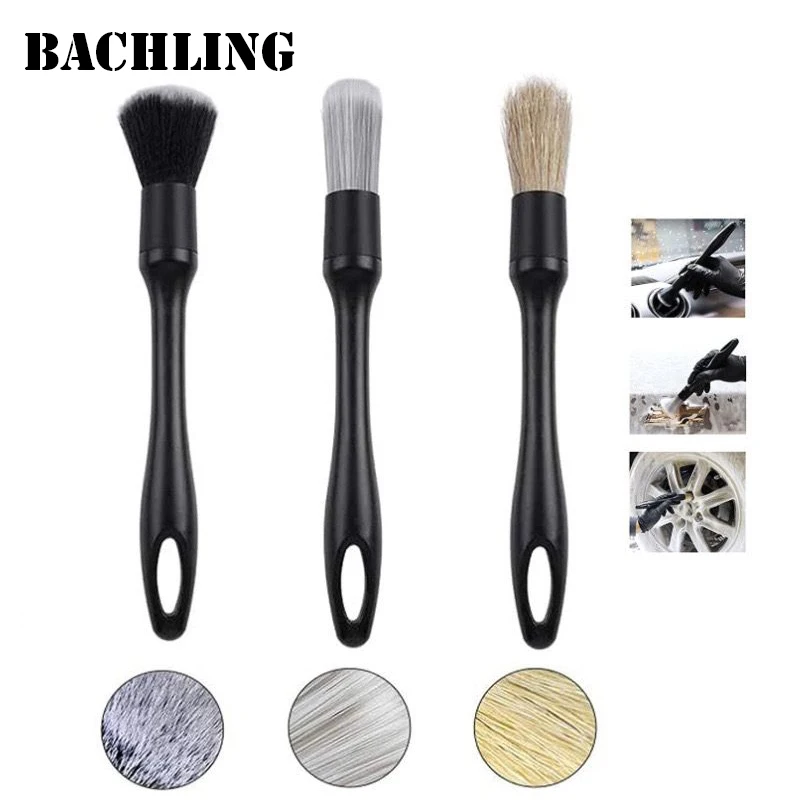 Details Brush Brush Soft Bristle Tools Car Air Vents Rim Cleaning Dirt Dust Clean Tool Wash Accessories Car Detailing Brush