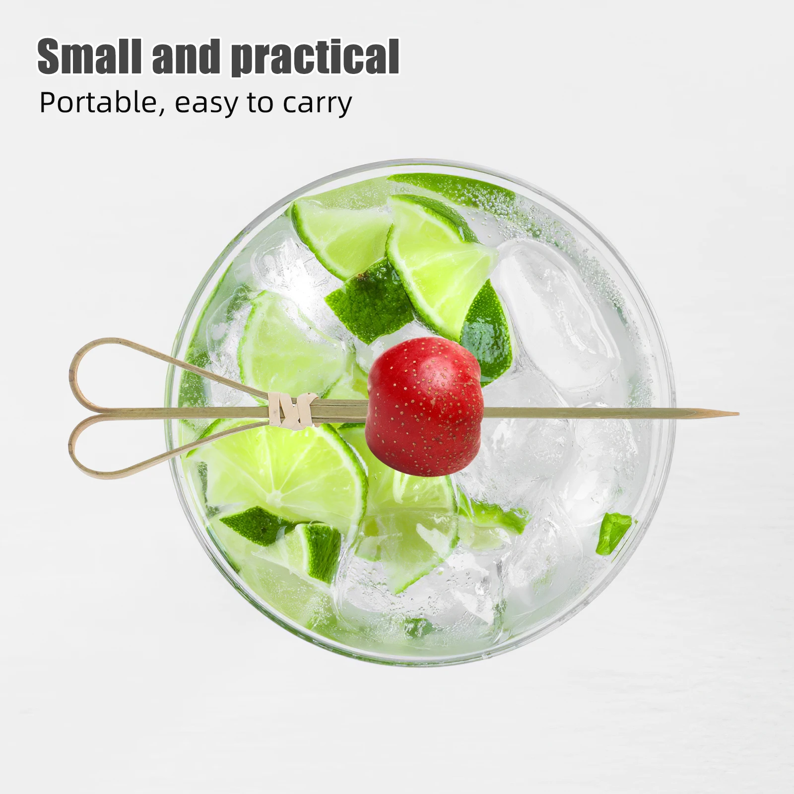 

100pcs 12Cm Bamboo Cocktail Scissors Shaped Fruit Sticks Disposable Appetizer Picks Party Supplies For Bar Home Kitchen Bar