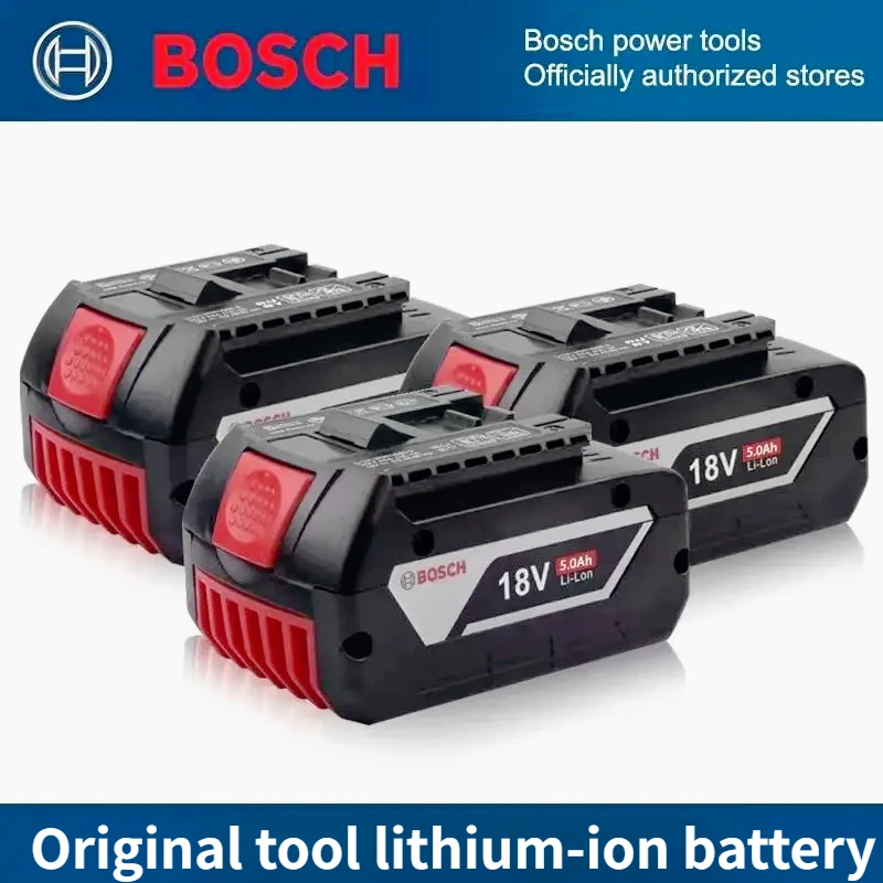 Bosch Genuine 18V Battery, 18V and 6000mAh Backup Batteries, Draadloze Professional System, BAT609 BAT618 GBA18V80 Tool Ba
