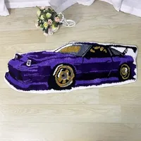 VIKAMA Car Fashion Brand Imitation Cashmere Carpet Bedside Cloakroom Room Living Room E-Sports Room Carpet Home Decoration Rug