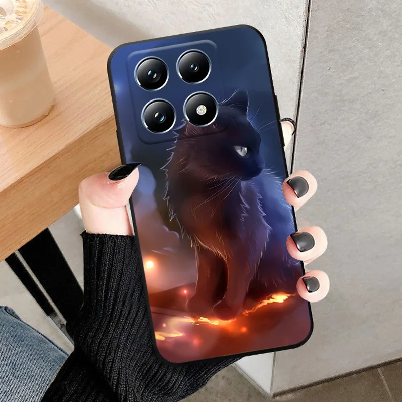 For Xiaomi 14T Pro 5G Phone Cases Fashion Printed Soft Silicone Shockproof Protective Cover For Xiaomi 14T TPU Bumper Covers