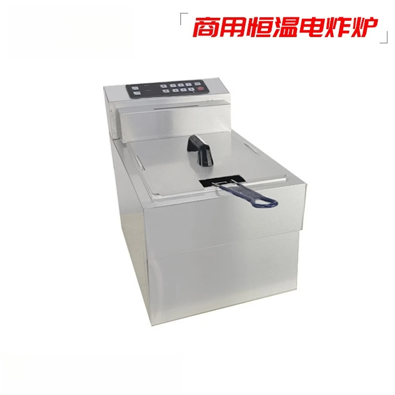 Large Capacity Constant Temperature Deep Fryer Commercial Stainless Steel Fryer