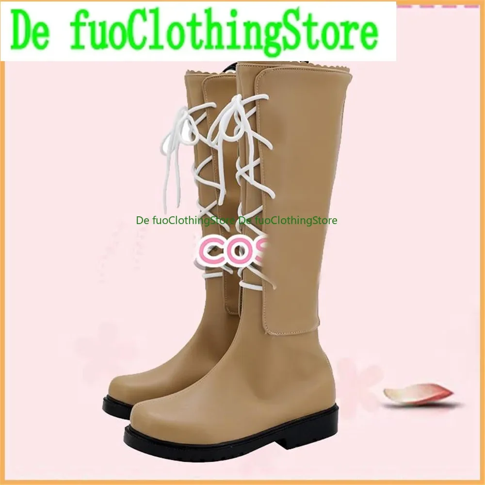 

DefuoClothing Магазин обуви Love Live LoveLive School Idol Tennouji Rina Обувь для косплея Сапоги Игра Аниме Хэллоуин