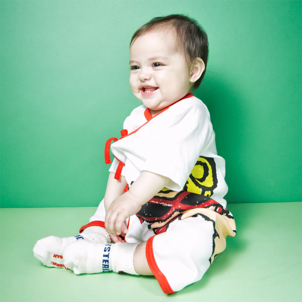 

Infant Newborn Baby Clothes 0-12M Premium Cotton Breathable Bodysuit with Tie Belt Boys Girls Rompe Crawling Hysteric Outfit