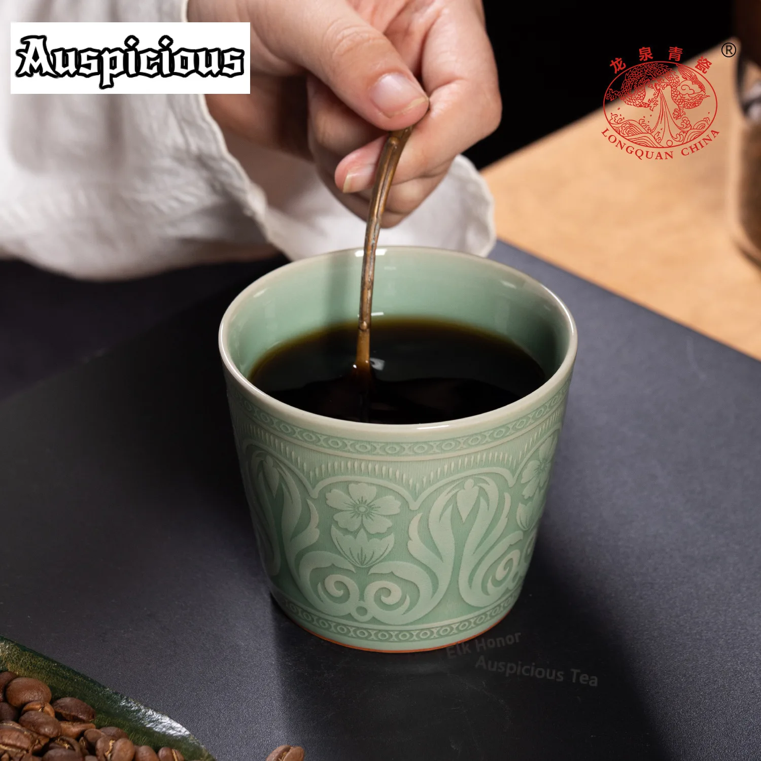 238ml High-end Longquan Celado - Celadon Ceramic Cup recension och pris