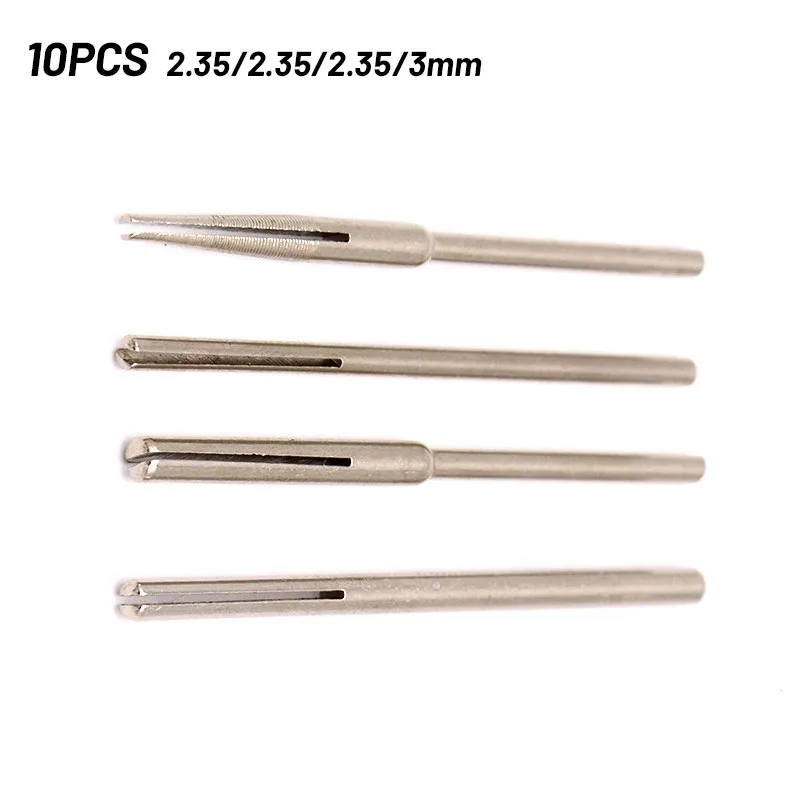 Split Ring Rotary Tool Mandrel Sturdy Split ring mandrel 2 35/3mm Shank 10Pcs Sandpaper Clamp Rotary Grinding Tool accessories