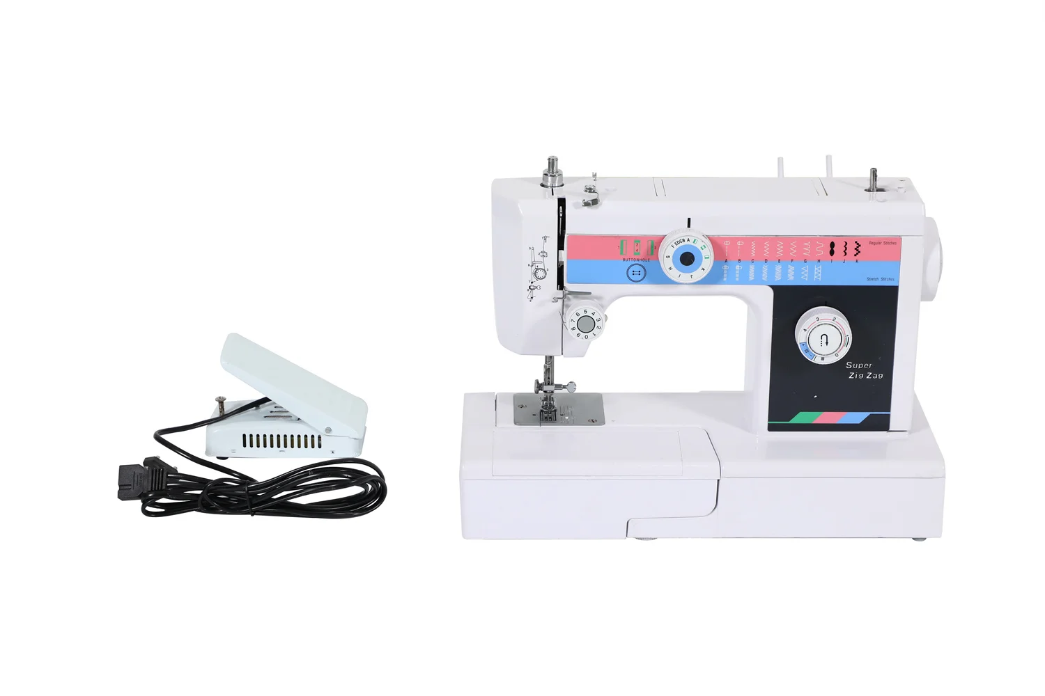 Mesin Jahit Mini Multifungsi Berkualitas Tinggi 653 dengan Motor Kuat Portabel Maquina De Coser untuk Pemula dari Pabrik