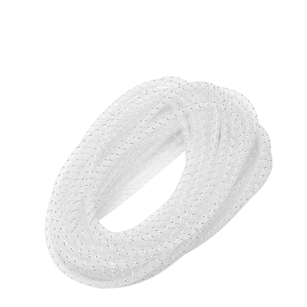 

Hair Accessories Bracelet Necklace Rope Accessory Yarn Cord Network Management Mesh Tube Braid White